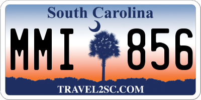 SC license plate MMI856