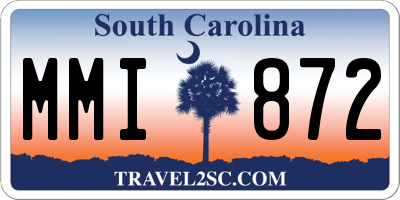 SC license plate MMI872