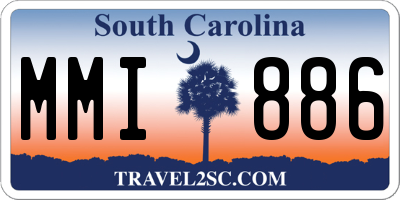 SC license plate MMI886
