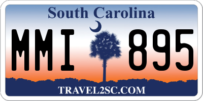 SC license plate MMI895