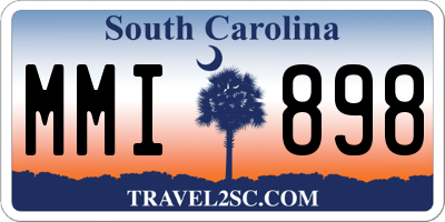 SC license plate MMI898