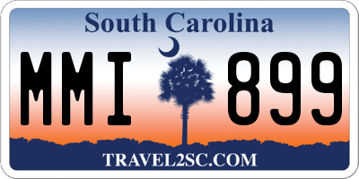 SC license plate MMI899