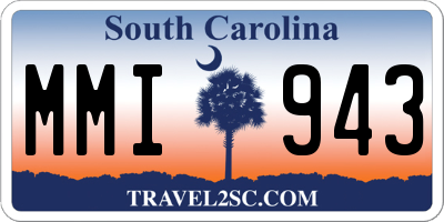 SC license plate MMI943