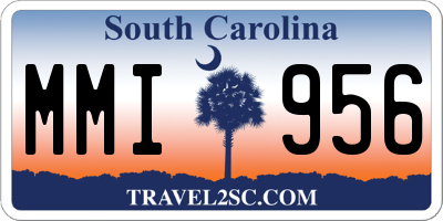 SC license plate MMI956