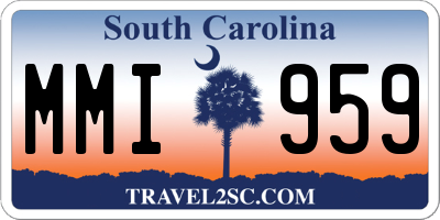 SC license plate MMI959