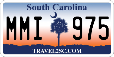 SC license plate MMI975