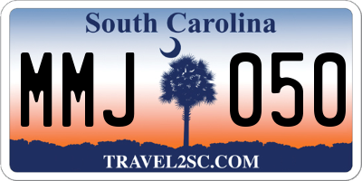 SC license plate MMJ050