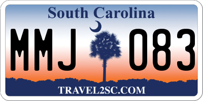 SC license plate MMJ083