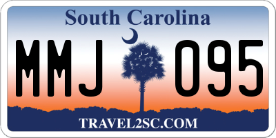 SC license plate MMJ095