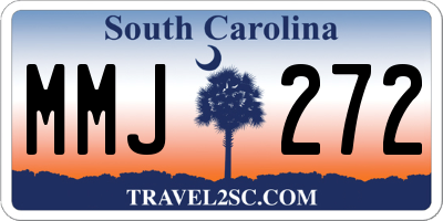 SC license plate MMJ272