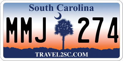SC license plate MMJ274