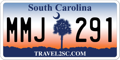SC license plate MMJ291