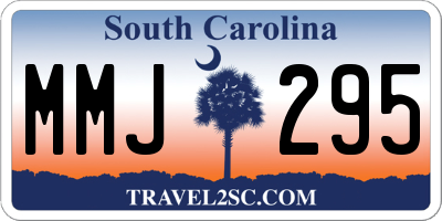 SC license plate MMJ295