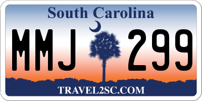 SC license plate MMJ299