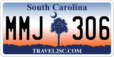 SC license plate MMJ306