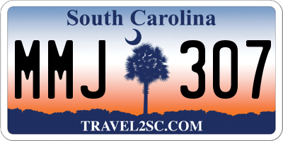 SC license plate MMJ307