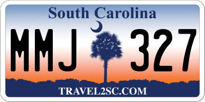 SC license plate MMJ327