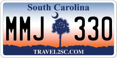 SC license plate MMJ330