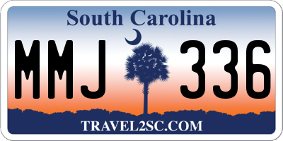 SC license plate MMJ336