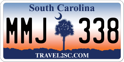 SC license plate MMJ338