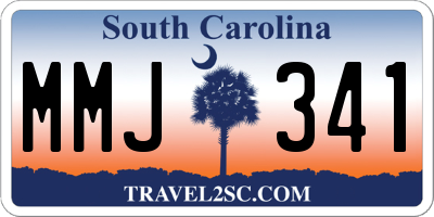 SC license plate MMJ341