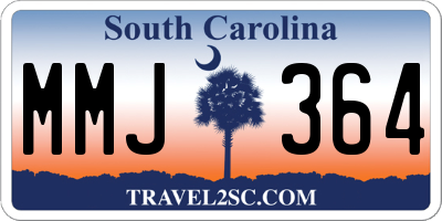 SC license plate MMJ364