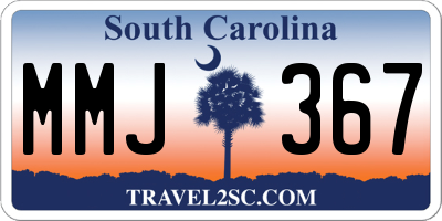 SC license plate MMJ367
