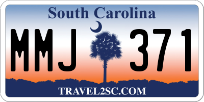 SC license plate MMJ371