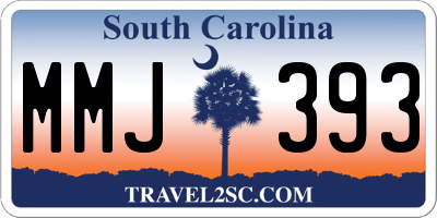 SC license plate MMJ393