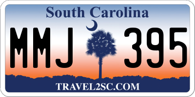 SC license plate MMJ395