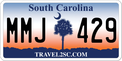 SC license plate MMJ429