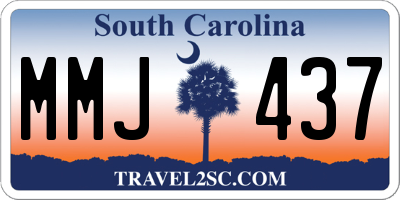 SC license plate MMJ437