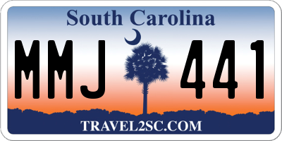 SC license plate MMJ441