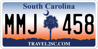 SC license plate MMJ458