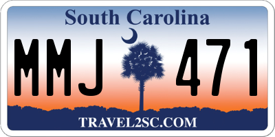SC license plate MMJ471