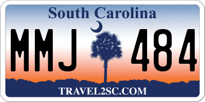 SC license plate MMJ484