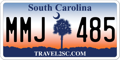 SC license plate MMJ485