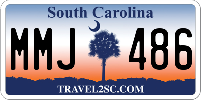 SC license plate MMJ486