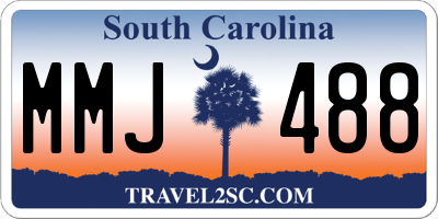 SC license plate MMJ488