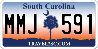 SC license plate MMJ591