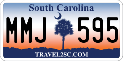 SC license plate MMJ595