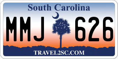 SC license plate MMJ626