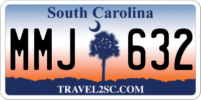 SC license plate MMJ632