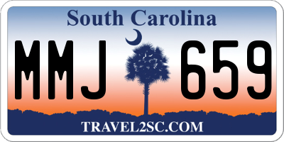 SC license plate MMJ659