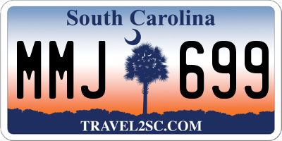 SC license plate MMJ699