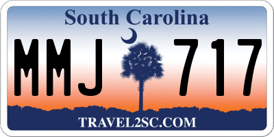 SC license plate MMJ717