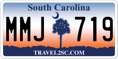 SC license plate MMJ719