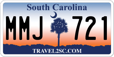 SC license plate MMJ721