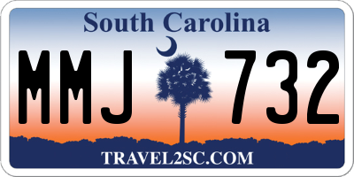 SC license plate MMJ732