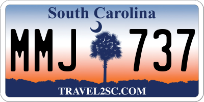 SC license plate MMJ737